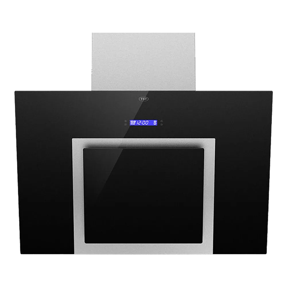 Campana Isla Espejo Negro 60 Cm. TST